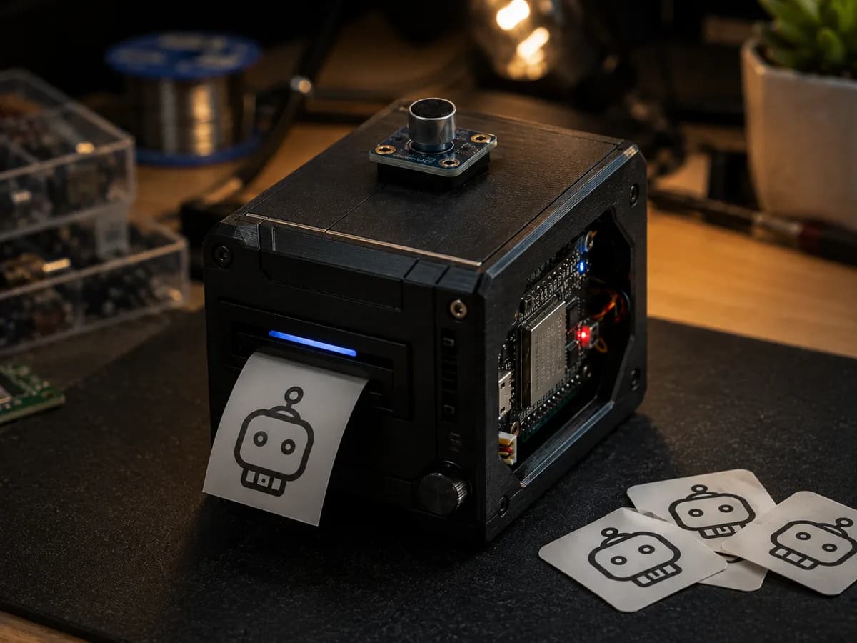 voice-activated sticker box
