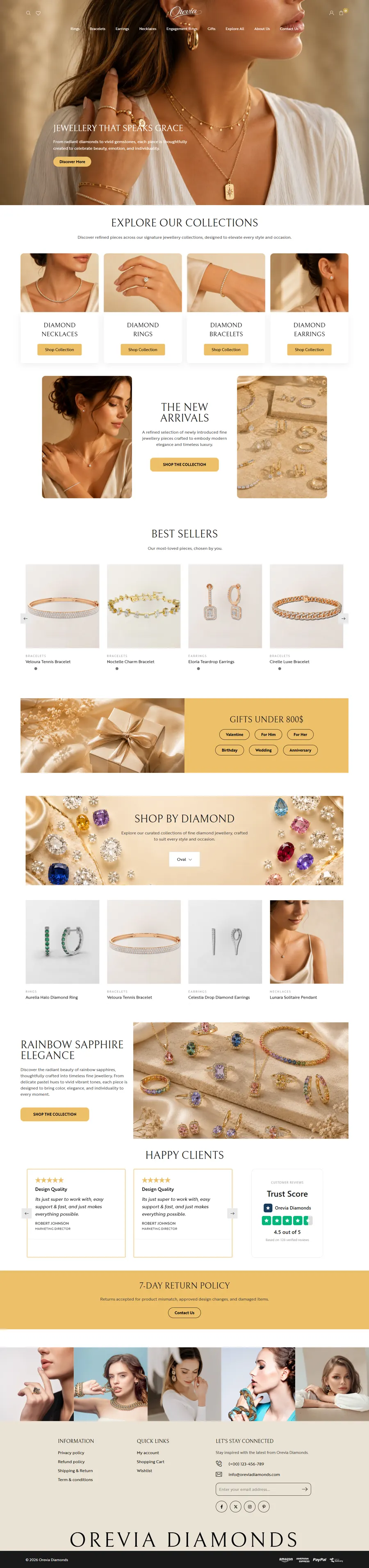 orevia diamonds — full page